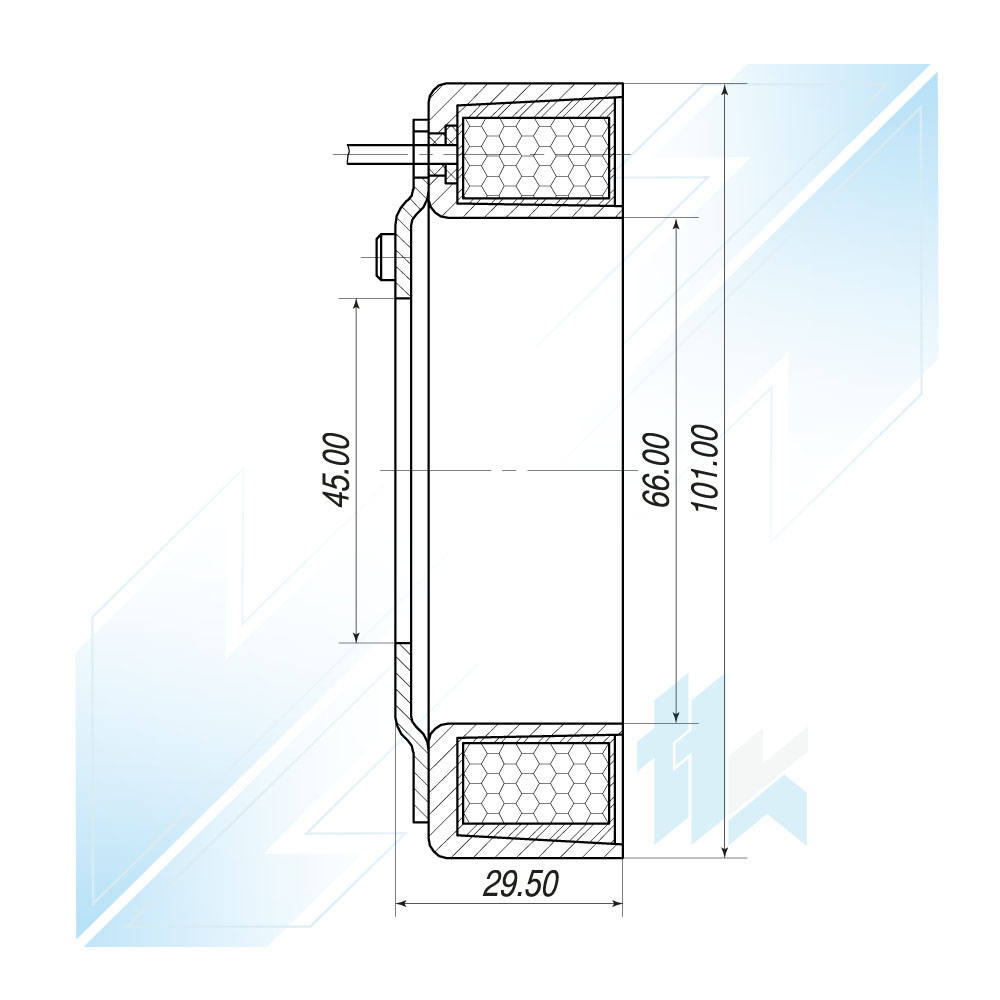 Elektromagnes Sprężarki Klimatyzacji VISTEON HCC VS-16 Ford, 12V 116VVS6202 - foto 3