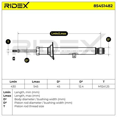Amortyzator RIDEX 854S1482 854S1482 - foto 8