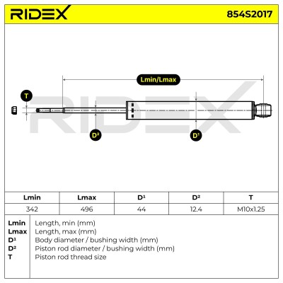 Amortyzator RIDEX 854S2017 854S2017 - foto 6