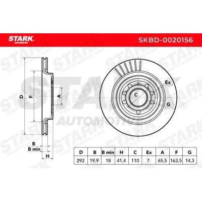 Tarcza hamulcowa Stark SKBD-0020156 SKBD-0020156 - foto 5