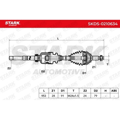 Półoś Napędowa Stark SKDS-0210634 SKDS-0210634 - foto 7