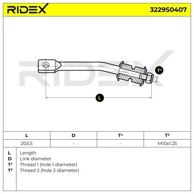 Łącznik Stabilizatora RIDEX 3229S0407 3229S0407 - foto 5
