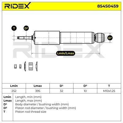Amortyzator RIDEX 854S0459 854S0459 - foto 4