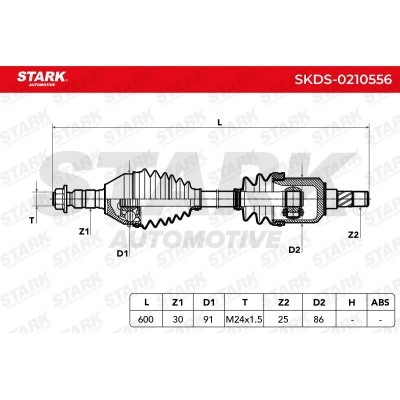 Półoś Napędowa Stark SKDS-0210556 SKDS-0210556 - foto 7
