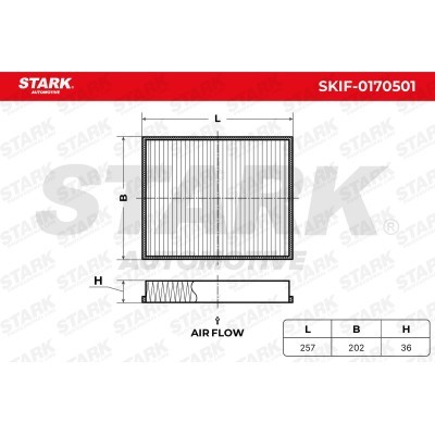 Filtr Kabinowy Stark SKIF-0170501 SKIF-0170501 - foto 6