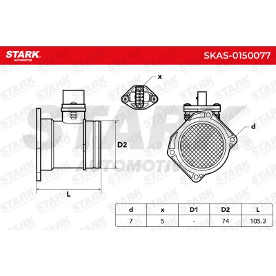 Przepływomierz Stark SKAS-0150077 SKAS-0150077 - foto 6