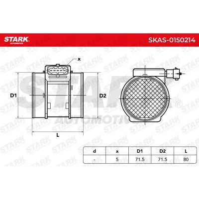 Przepływomierz Stark SKAS-0150214 SKAS-0150214 - foto 5