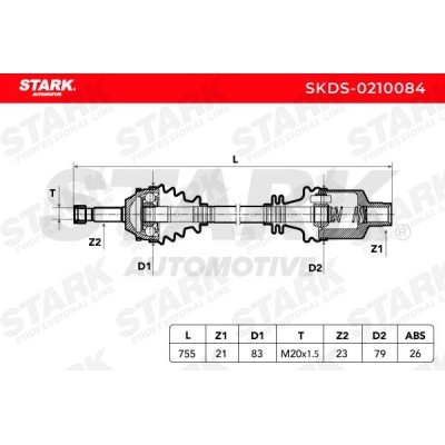 Półoś Napędowa Stark SKDS-0210084 SKDS-0210084 - foto 6