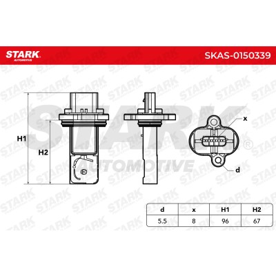 Przepływomierz Masowy Powietrza Stark SKAS-0150339 SKAS-0150339 - foto 6