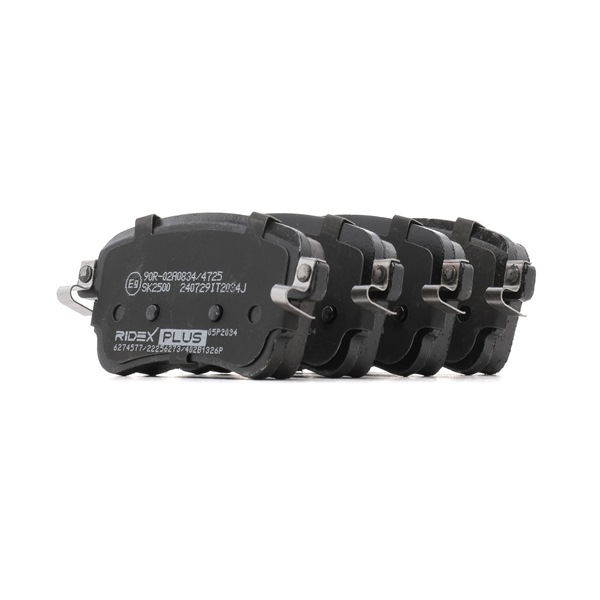 Klocki hamulcowe RIDEX 402B1326P 402B1326P - foto 1