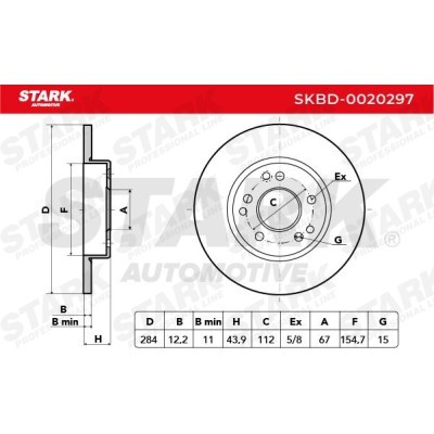 Tarcza hamulcowa Stark SKBD-0020297 SKBD-0020297 - foto 5