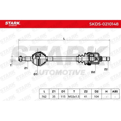 Półoś Napędowa Stark SKDS-0210148 SKDS-0210148 - foto 6