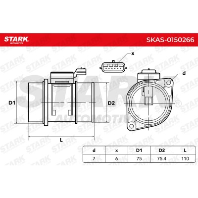 Przepływomierz Stark SKAS-0150266 SKAS-0150266 - foto 5