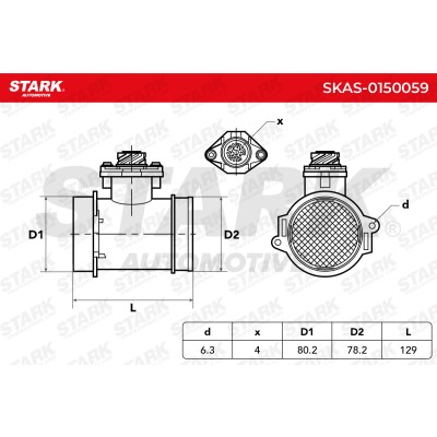 Przepływomierz Stark SKAS-0150059 SKAS-0150059 - foto 6