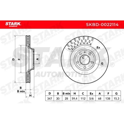Tarcza hamulcowa Stark SKBD-0022114 SKBD-0022114 - foto 7