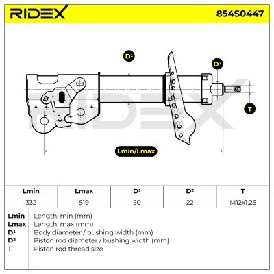 Amortyzator RIDEX 854S0447 854S0447 - foto 6