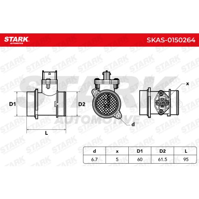 Przepływomierz Stark SKAS-0150264 SKAS-0150264 - foto 5