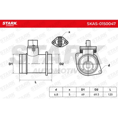 Przepływomierz Stark SKAS-0150047 SKAS-0150047 - foto 5
