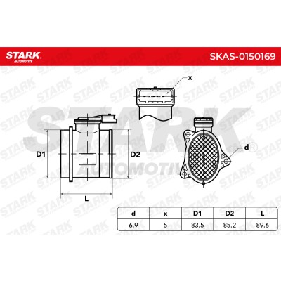 Przepływomierz Stark SKAS-0150169 SKAS-0150169 - foto 6