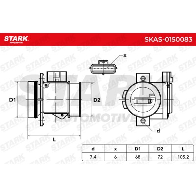 Przepływomierz Stark SKAS-0150083 SKAS-0150083 - foto 5