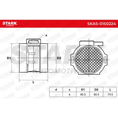Przepływomierz Stark SKAS-0150224 SKAS-0150224 - foto 6