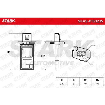 Przepływomierz Stark SKAS-0150235 SKAS-0150235 - foto 5