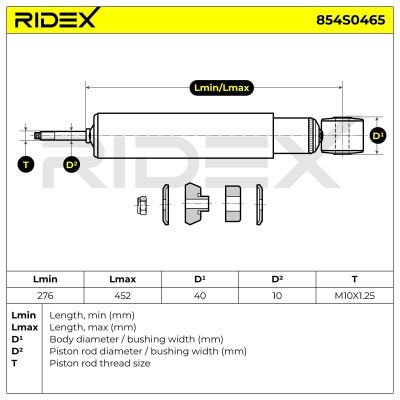 Amortyzator RIDEX 854S0465 854S0465 - foto 9