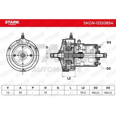 Alternator Stark SKGN-0320854 SKGN-0320854 - foto 5