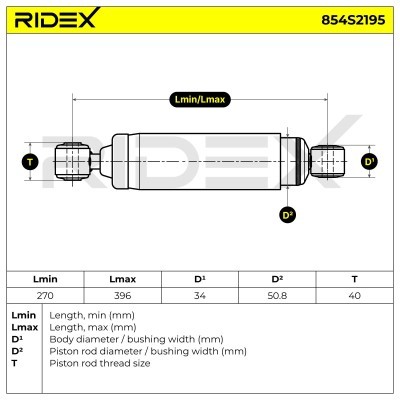 Amortyzator RIDEX 854S2195 854S2195 - foto 7