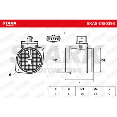 Przepływomierz Stark SKAS-0150393 SKAS-0150393 - foto 5