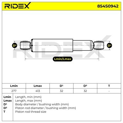 Amortyzator RIDEX 854S0942 854S0942 - foto 9