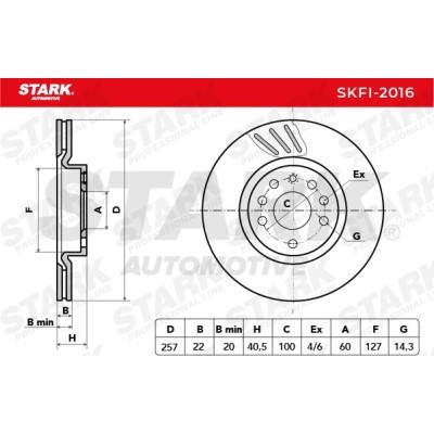 Tarcza hamulcowa Stark SKFI-2016 SKFI-2016 - foto 7