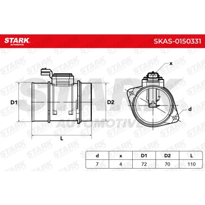 Przepływomierz Stark SKAS-0150331 SKAS-0150331 - foto 6