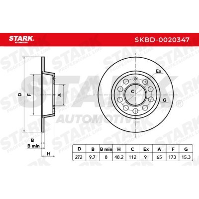 Tarcza hamulcowa Stark SKBD-0020347 SKBD-0020347 - foto 8
