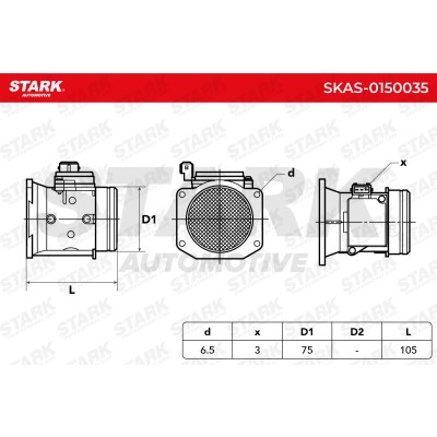 Przepływomierz Stark SKAS-0150035 SKAS-0150035 - foto 5