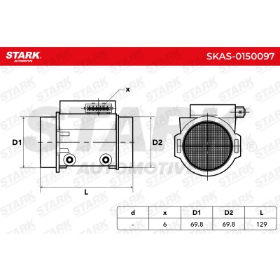 Przepływomierz Stark SKAS-0150097 SKAS-0150097 - foto 6
