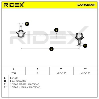 Łącznik Stabilizatora RIDEX 3229S0596 3229S0596 - foto 9