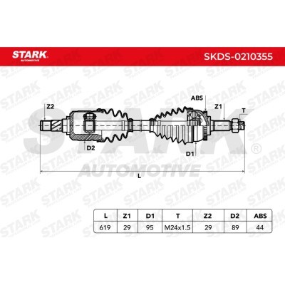 Półoś Napędowa Stark SKDS-0210355 SKDS-0210355 - foto 6