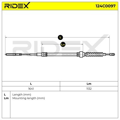 Linka Hamulca Ręcznego RIDEX 124C0097 124C0097 - foto 6