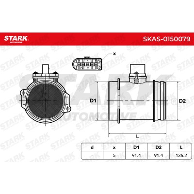 Przepływomierz Stark SKAS-0150079 SKAS-0150079 - foto 6