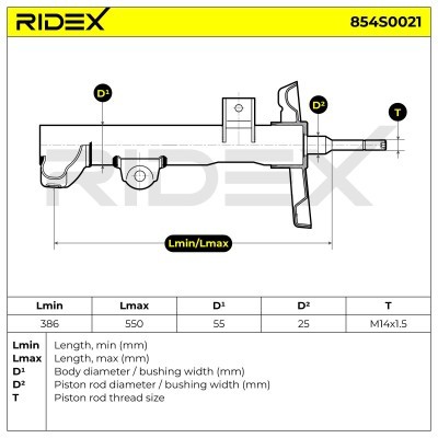 Amortyzator RIDEX 854S0021 854S0021 - foto 4