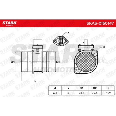 Przepływomierz Stark SKAS-0150147 SKAS-0150147 - foto 6