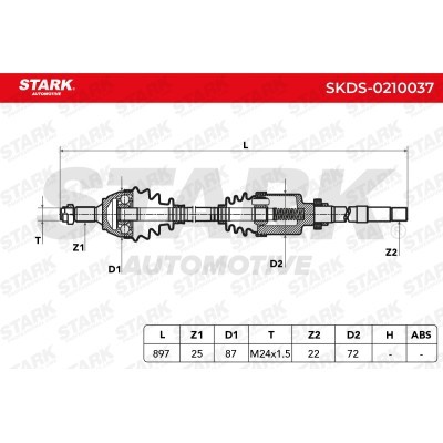Półoś Napędowa Stark SKDS-0210037 SKDS-0210037 - foto 9