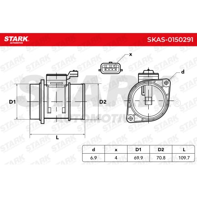 Przepływomierz Stark SKAS-0150291 SKAS-0150291 - foto 6
