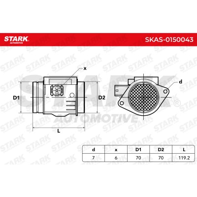Przepływomierz Stark SKAS-0150043 SKAS-0150043 - foto 6