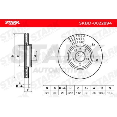 Tarcza hamulcowa Stark SKBD-0022894 SKBD-0022894 - foto 3