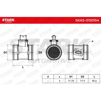 Przepływomierz Stark SKAS-0150154 SKAS-0150154 - foto 6