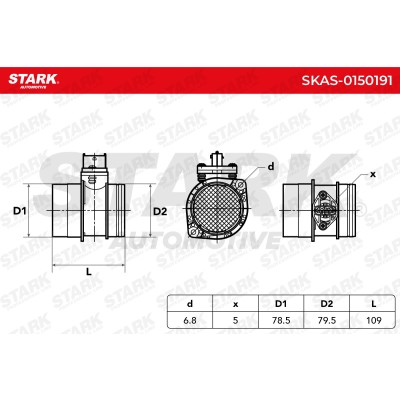 Przepływomierz Stark SKAS-0150191 SKAS-0150191 - foto 6