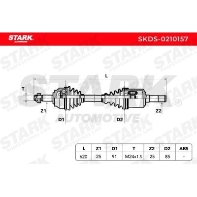 Półoś Napędowa Stark SKDS-0210157 SKDS-0210157 - foto 6