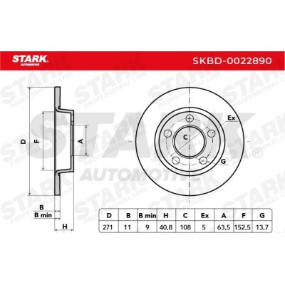 Tarcza hamulcowa Stark SKBD-0022890 SKBD-0022890 - foto 4